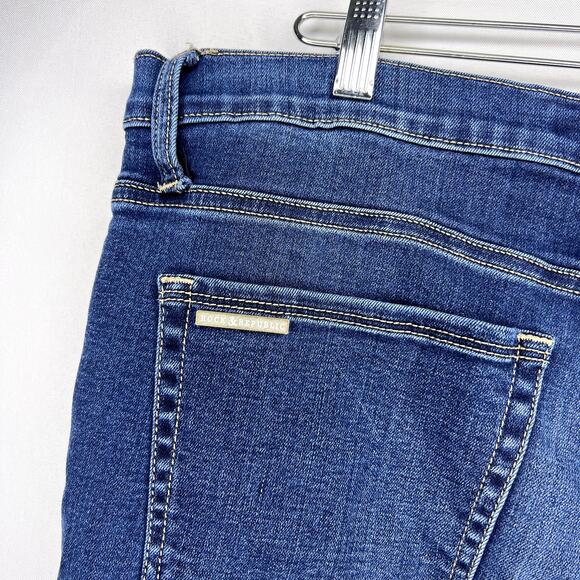 Rock & Republic Womens Berlin Dark Wash Mid Rise Skinny Jeans Plus Size 16 - Picture 11 of 15